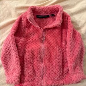Swiss Alps Pink Fleece Jacket